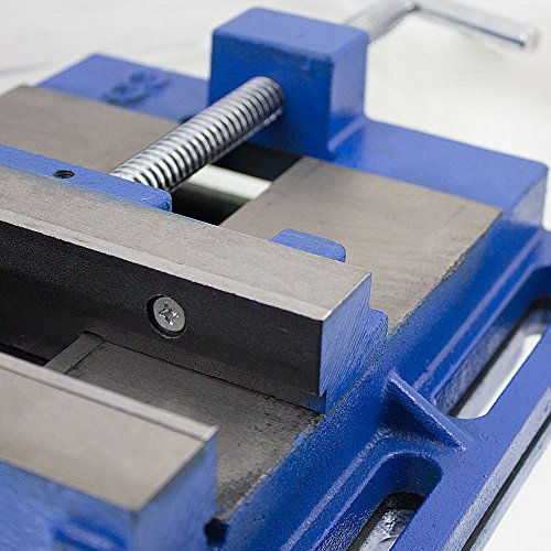 BITUXX® Universal Maschinenschraubstock 200mm Schraubstock Säulen Tisch Stand Bohrmaschine - 3