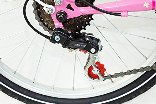 20 Zoll Kinderfahrrad Cityfahrrad Mädchenfahrrad Kinder City Fahrrad Citybike Starlet Pinkweiss - 3