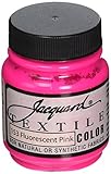 Libre de ácido y de tóxicos Jacquard Tessile Colore Tessuto Vernice 2.25 Oz fluorescenti Rosa
