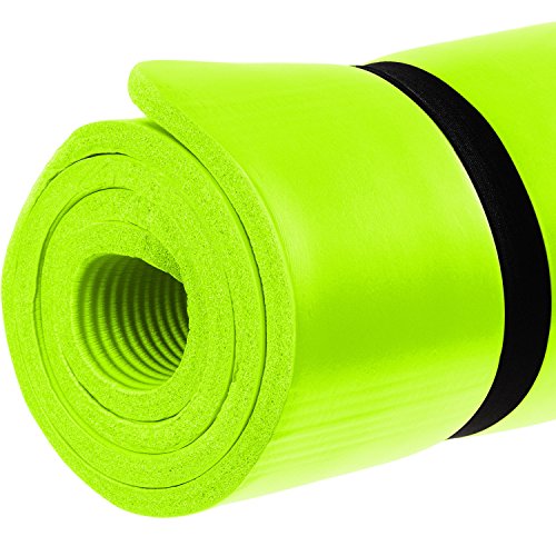 MOVIT Pilates Gymnastikmatte, phthalatfrei, SGS geprüft, L 190cm x B 100cm bzw 60cm, Stärke 1,5cm, 12 Farben - 4