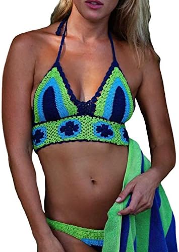 CHZY Sexy swimsuit hanging neck split swimsuit