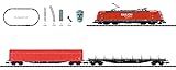 MINITRIX 11145 – Digital Starter Pack Freight Train with Series 185.2 T11145N DB AG Start Kit, Red, Grey, 36.6 x 12 x 16 cm