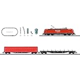 MINITRIX 11145 – Digital Starter Pack Freight Train with Series 185.2 T11145N DB AG Start Kit, Red, Grey, 36.6 x 12 x 16 cm