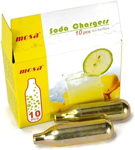 10 x Mosa CO2 8g Soda Capsules (Full Box)