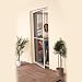 Easy life - Mosquito net door - Door window - Aluminum frame - Adjustable 100x215cm + fixings - White