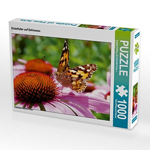 Preisvergleich Produktbild Distelfalter auf Echinacea 1000 Teile Puzzle Quer