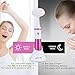 Facial Cleansing Brush,KINGDOMCARES Electric Waterproof Facial Brush 2-in-1 Sonic Skin Cleansing System Face body Cleansers Exfoliators and Makeup Remover Facial Microdermabrasion Appliances Set with 3-Head Kit Rose