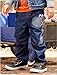 M&Co Baby Boy Dark Denim Soft Jersey 100% Cotton Ribbed Waistband Faux Stud Front Dinosaur Jeans Denim 2/3 Yr