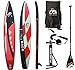 Produktbild AQUA MARINA RACE SUP Stand Up Paddle Surfboard Standard Alu Paddel Leash