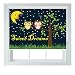 Produktbild Kinder Kindergarten Verschiedene Motive verschiedene Größen Black Out Rollo für Schlafzimmer Badezimmer Küche und Wohnwagen AOA®, plastik, owl dreams, 4ft/122cm