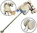 Hobby Horse With Sound (galloping noises and neighing) - 83cm Beige