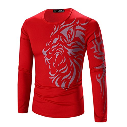 Preisvergleich Produktbild Kobay Herren Mode Druck Langarm T-Shirt