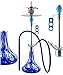 Produktbild AMY DELUXE Shisha Edelstahl (FEATHER STEEL PLUS (SS05*) 87 cm, Blau)
