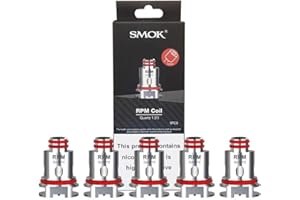 SMOK RPM Quartz 1.2 Ohm Coils, Pack of 5, Replacement Coils for RPM Series Pods, Enhanced Flavor, Long-lasting Performance Pack of 5 No Nicotine
