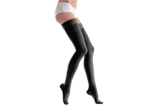 Lauma Medical, 23-32 mmHg Medical Compression Stockings Class 2 avec bande de dentelle, varices, souvent gonflement des jambes, douleur dans les mollets et les pieds