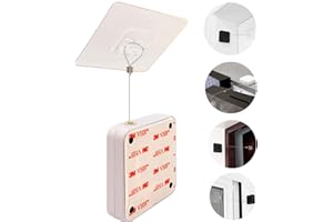 SHENGZE Cierrapuertas Automático Sin Perforación,Operador de Puerta Corredera,Cierre De Puerta De Servicio Liviano Para Puerta Corredera Interior,Apto Para Puertas de Oficina en Casa, Dormitorio Al Aire Libre