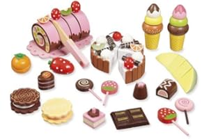 howa Gioca Cibo Negozio Accessori Giocattolo di Legno Dolci 4854