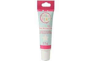 Cake Star Writing Icing, Tubes, Frosting Pens With Icings Ready To Use, Vibrant Colour, Create Edible Decorations & Your Own Personalised Messages & Designs - White 25g