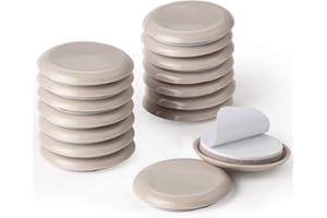 EZPROTEKT Juego de 16 Deslizadores para Mover Muebles Pesados Reutilizables Patines para desplazar Muebles Deslizadores para Alfombra Deslizadores Redondos para Muebles