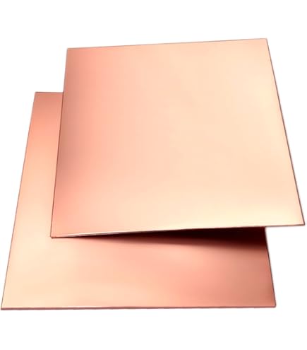 WUDOLI Feuille Plate 1Pcs Beryllium Bronze Sheet Plate Length 100mm