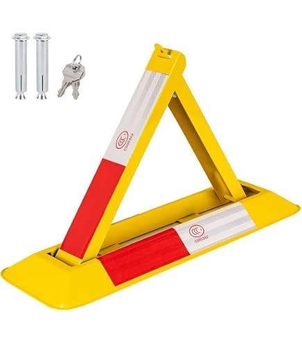 Paletti Di Delimitazione Traffico Con Nastro Riflettente - Altezza 75 Cm, Base 13 Cm, Per Parcheggi E Aree Sensibili
