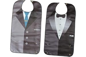 Healeved 1 Paire Bavoir Adulte Bavoirs De Noël Pour Adultes Eau Bavoirs Adultes Pour Hommes Dossards Seniors Bavoir Repas Personne Âgée Offres 2020 Aîné Couche Double Polyester Chapelure