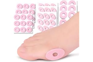 DECORATIVE CONCEPTS UK 45pcs Corn Callus Pain Relief Pads Large Round Size Provides Perfect Cushion and Comfort to Corns Calluses Foot Care Relief Foot/Toe Corns and Painful calluses (Small Circle 18mm)