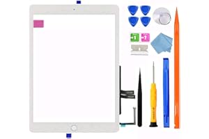 JPUNG [NO LCD] Digitizer für iPad 6 Display 9.7 Inch Modell (A1893 A1954), Only für 6.Generation (2018 Veröffentlicht) Glas Touchscreen Bildschirm, Komplettes Werkzeug +Home-Button(Kein TouchID-Chip)