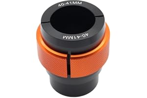 FLOWERINGBETER Motorcycle Front Fork Oil Seal Wrench CNC Aluminum Shock Absorbing Oil Seal Driver Tool for Fork Seal Maintenance and Repair (40-41mm)