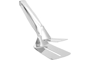 Raguso Klips do steków klips do chleba ze stali nierdzewnej łopatka do smażenia łopatka do pizzy klips wielofunkcyjny klips do żywności klips do grilla zacisk do chleba szczypce do jedzenia do domu