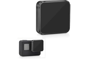 LENSKINS ND32 Filter für GoPro Hero 7 Black/Hero 6 Black/Hero 5 Black, japanisches AGC optisches Glas, 18-lagig, mehrfach widerstandsfähig, zum Aufstecken, wetterversiegelt mit Objektivtuch