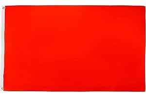 AZ FLAG - Drapeau Commissaire de course Rouge - 90x60 cm - Polyester léger - Drapeau Interruption De La Course Avec Oeillets Métalliques Intégrés - 40g
