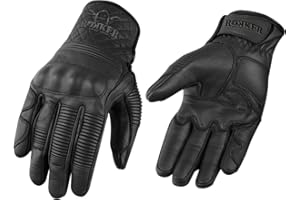 Rokker Tucson Motorradhandschuhe (Black,L)