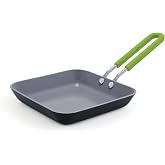 GreenPan MiniPan 12,5 cm Kare Tava &ndash; Thermolon&trade; Seramik Yapışmaz, PFAS&rsquo;sız, Kolay Temizlenebilir