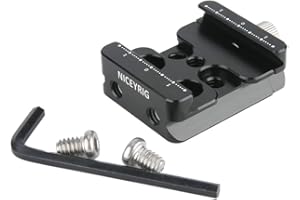 NICEYRIG Universale Arca Standard Quick Release Base Piastra Morsetto per DJI Ronin S/ZHIYUN Gru Serie/Weebill S/MOZA Stabilizzatore Gimbal