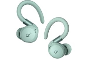 soundcore Sport X20 by Anker, True-Wireless Workout Earbuds, Rotatable and Extendable Ear Hooks, Noise Cancelling, Deep Bass, IP68 Waterproof, Sweatproof, Dustproof, 48H Play, Sport Earbuds for Gym
