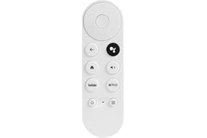 CTRLBETTER Mando a Distancia de Voz G9N9N Compatible con Google Chromecast with Google TV(4K) Streaming Media Player Controller GA01409 GA01919-US GA01920-US GA02463-US Sostituzione con Youtube Netflix Pulsanti