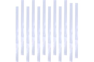 ibasenice Reflektierende Streifen für DrehzReflektierende Klebeband- Drehzahlmesser- Bänder Streifen 12Pcs Reflektierende Bandstreifen für Digitale Fototachometer Tachometer Reflexionspapiere (Silber)