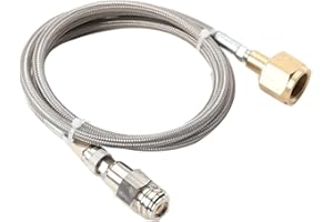 Cozyel Tubo adattatore ad alta pressione per Grohe Blue Home Water Carbonators CO2 | per il collegamento a bottiglie di CO2 più grandi, bottiglia di anidride carbonica, tubo di riempimento da 1,5 m