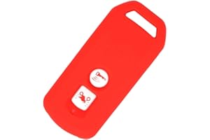 Happyit - Custodia in silicone per chiave auto a 2 pulsanti (rosso)