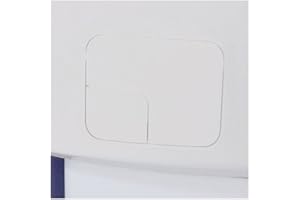 Siamp - Plaque intégra double touche blanche Bâtichasse 500