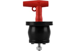 TOPHOMER Tappi di espansione in gomma con impugnatura a T, tappo di scarico per barca, tappo di tenuta con vite e dado, per tubi di diametro 90-110 mm