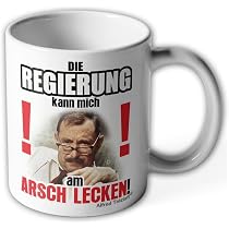 Witzige Tasse „Finger Weg Von Meiner Tasse Du Sozi!“ – 0,33 Liter, Spülmaschinengeeignet