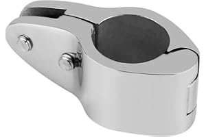 Keenso Stainless Steel Jaw Slide, 1 Inch 316 Stainless Steel Marine Hardware Fitting Jaw Slide with Set Screws for Boat Bimini Top Jaw Slide Hinged Boat/Yacht Spare Parts