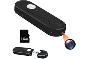 TANGMI Telecamera Nascosta, 1080P HD Registra Video e Scatta Foto Telecamera Spia, Lavora Mentre Si Ricarica Spy Cam con 16GB di Memoria