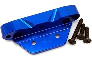 EPTNNASO Supporto Paraurti Posteriore Alluminio Blu per Traxxas Rustler 4x4 6823 6737