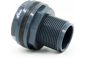 jardiboutique - ø 40 mm - 2 Pouce, Traversée de paroi en PVC.