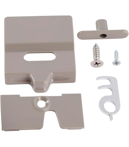 BLOCCO PORTA A PULSANTE COMPLETO FRIGOR DOMETIC NERO/GRIGIO