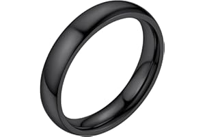 Bestyle Bagues Simples pour Hommes et Femmes 2mm/4mm/6mm/8mm de Large Style Confortable Acier Inoxydable Bague Anneaux Business Quotidienne Punk nom personnalisé Cadeau Souvenir Taille 54-67