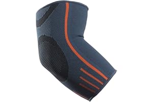 VITTO Wsparcie łokcia dla mężczyzn i kobiet, rękaw kompresyjny na zapalenie ścięgna, zapalenie stawów, uraz, pasek podtrzymujący łokieć tenisisty, rękawy na łokcie do podnoszenia ciężarów (L, szary